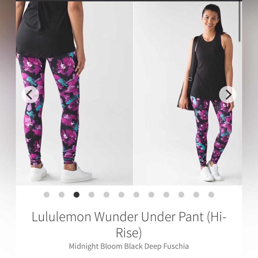 Lululemon wunder under high rise leggings